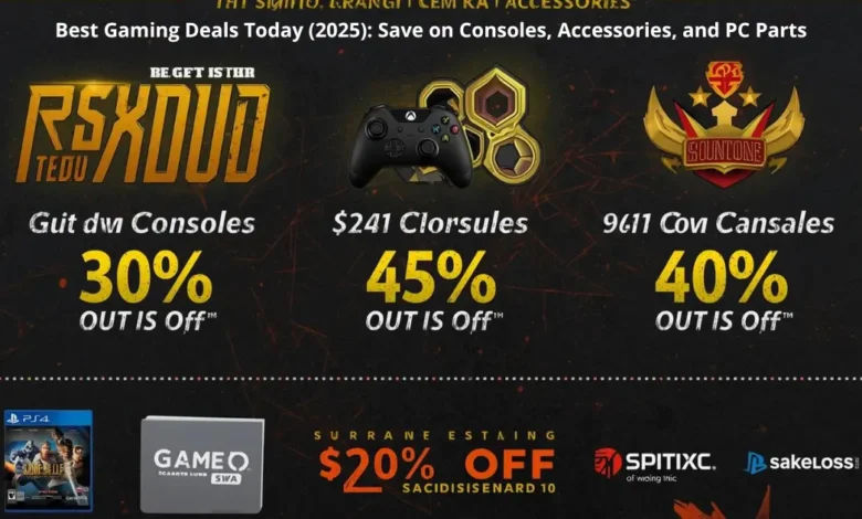 Best Gaming Deals Today (2025): Save on Consoles, Accessories, and PC Parts